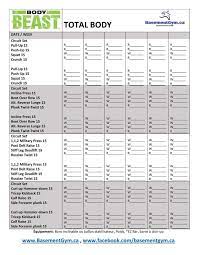 Unique Workout Worksheet Xlstemplate Xlssample Xls Xlsdata Body Beast Body Beast Workout Sheets Workout Sheets