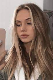 Beauty Blonde Human Hair Color Hairstyle Hair Highlighting Brown Hair Face Eyebrow Long Hair In 2020 Dark Blonde Hair Color Blonde Hair Color Dark Blonde Balayage