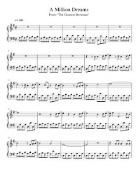 Print And Download A Million Dreams A Million Dreams From The Greatest Showman Please Comment Down Below For Usage P The Greatest Showman Greatful Piano Music