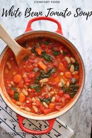 White Bean Tomato Soup Krazy Kitchen Mom Recipe Bean Soup Recipes Soup Recipes Recipes