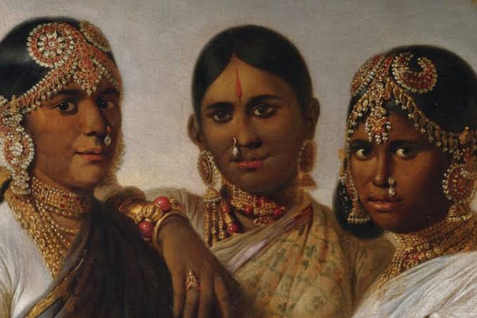 The fascinating story behind this 19th century portrait of three princesses from Mysore