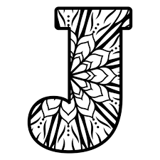 Download J Letter Mandala Alphabet Element Transparent Png Svg Vector