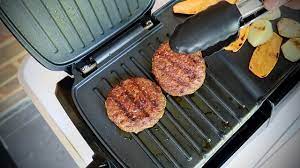 How To Cook Burgers On The George Forman Grill Youtube