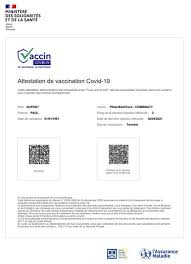 Obre en una nova finestra. Attestation De Vaccination Covid Pour Voyager Sur Ameli Mineurs