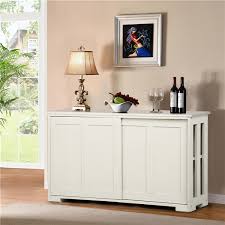 wood stackable buffet cabinet storage