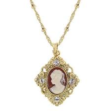 Downton Abbey Carnelian Red Cameo Necklace Cameo Necklace Kay Jewelry Headpiece Jewelry