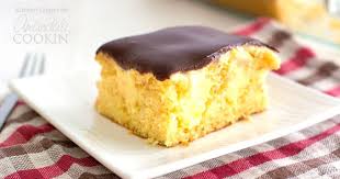 Classic boston cream pie isn't pie. Boston Cream Poke Cake Recipe Amanda S Cookin Cake Cupcakes