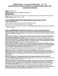 Formal Lesson Plans The Comprehensible Classroom Lesson Plan Templates Math Lesson Plans Template Lesson Plan Book Templates