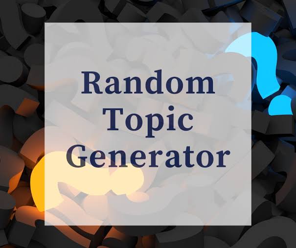 Topic generator for ESL speaking activities