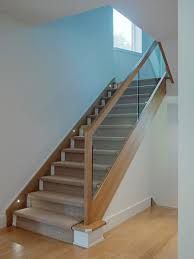 This exclusive contemporary heavy duty adjustable handrail bracket (satin black) will attach to any wall or flat surface. 50 Staircase Railing Ideas Home Design Lover
