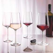 White And Red Wine Glass Set 3