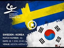 Se alle kampene i år. Sweden Korea Youtube