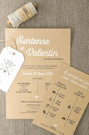 Faire Part De Mariage Et Programme Imprimes En Letterpress Sur Papier Kraft Avec Dorure A Faire Part Mariage Faire Part Mariage Kraft Idee Faire Part Mariage