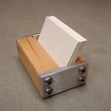 Item 839761 rolodex® mini classic rotary card file, 1 3/4 x 3 1/4, 250 cards, black. Modern Business Card Holder In Metal And Par Andrewsreclaimed 35 00 Business Card Holders Woodworking Wood Projects