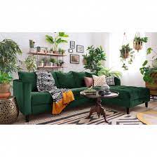 Ecksofa Elnora Home24 Apartmentdecor Green Sofa Living Room Green Couch Living Room Green Sofa Living