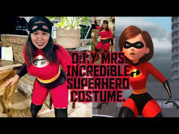 Incredible, from disney pixar's the incredibles 2! How To Make Your Own Mrs Incredible Costume Easy D I Y Upcycling Halloween Unionisland Youtube