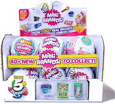 There are over 70 miniatures of your favorite brands to collect zuru 5 surprise mini brands buy 5 surprise mini brands mystery capsule from walmart canada. Amazon Com Zuru 5 Surprise Mini Brands Case Of 12 Capsule Balls With Food Stickers Kids Toys For Christmas Christmas Gifts For Kids Girl Birthday Party Gifts