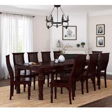 Amish dining room furniture at its finest from dutchcrafters includes our handcrafted, solid wood amish dining chairs and kitchen chairs. Colonial American Large Rustic Wood Dining Table And Chairs Set