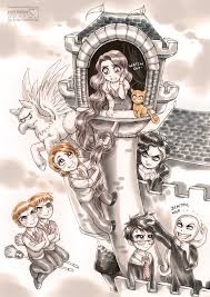 It's our first harry potter lesson! Cute Harry Potter Cartoon Wallpapers On Wallpaperdog