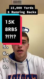 15,000 Yards with only 8 runningbacks?!!