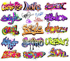 Graffiti Vector Background Collection Hip Hop Design Canvas Print Pixers We Live To Change
