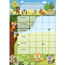 Woodland Friends Sticker Reward Chart Ocado