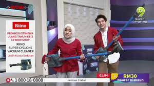 Labeled as shoppertainment, cj wow offers hundreds of products that are geared specifically toward the malaysian lifestyle. Riino Cyclone Vacuum 31 March 2019 Tv9 P3443 Youtube