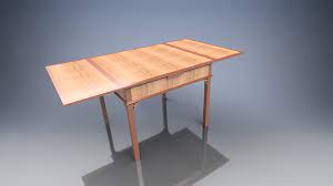 Custom built, solid wood construction. The Draw Leaf Or Dutch Pull Out Table 3d Cad Model Library Grabcad