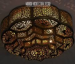 Modern led ceiling light surface mount flush lamp indoor lighting fixture living room bedroom kitchen remote control dimmable. Moroccan Flush Mount Ceiling Lights Exotic Flush Ceiling Lamps