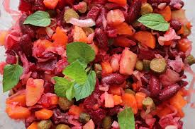 Winegret Rezept Fur Beliebten Russischen Rote Bete Salat Rezept Rote Bete Salat Rezepte Salat Rezepte Vegetarisch