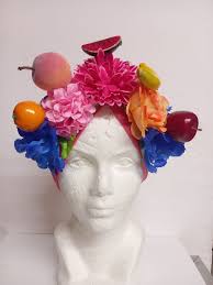 🎀Días de Carnaval!!! Turbantes con frutas para un baile de Carnaval 🎵🎶  Pedido especial 🎀😍