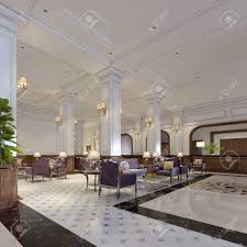 Check spelling or type a new query. Luxury Hallway Reception In Classic Hotel Interior 3d Rendering Stock Photo Picture And Royalty Free Image Image 113934191