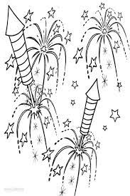Printable Fireworks Coloring Pages For Kids Cool2bkids Kidswoodcrafts Malvorlagen Fur Kinder Feuerwerk Zeichnung Kostenlose Ausmalbilder
