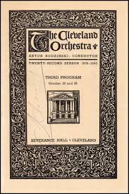 Signed 1939 Program 1939 Cleveland Orchestra Program Boldly Signed S Rachmaninoff In Pencil On The Front Cover T Orchestra Music Manuscript Rachmaninoff
