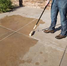 (if concrete was dyed or stained, using xylene can damage or change the color of the concrete.) pressure wash the surface and allow concrete to completely dry. How To Stain Concrete The Trussville Tribune