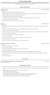 Warehouse worker resume example ✓ complete guide ✓ create a perfect resume in 5 minutes using our resume examples & templates. Packer Resume Sample Mintresume