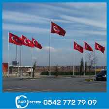 Burdur Bayrak Diregi Paslanmaz Bayrak Diregi