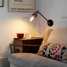 Shades for sconce lamps for bedroom. Glass Cone Shade Wall Light Industrial Retro Styled Bedside Light Tudo And Co