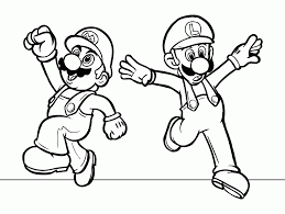 They help children to develop their habit of coloring and painting, introduce them new colors, improve the creativity and motor skills. Super Mario Bros Coloring Pages Free Large Images Coloring Library