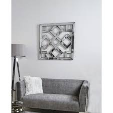Umbra prisma geometric sculptures, decorate your wall with modern metallic mookaitedecor framed agate slices wall art, geode slice stone picture frame for living room. Cimc Mirror 80x80 Geo Wall Art Teddybeau