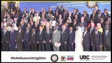Group photo of the Heads of state at the 19th NAM Summit 2024, at ...