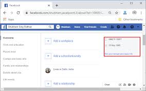 Because you're accessing sensitive information, you may be asked to verify your identity. How To Change Birthday On Facebook Javatpoint