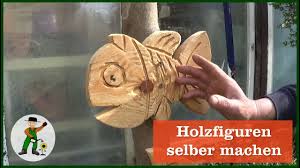 Fantasyfiguren für garten und haus. Einfache Holzfiguren Selber Machen Youtube