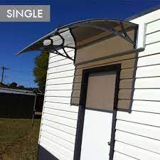 Single Window Door Polycarbonate Awning 120cmx80cm Windows And Doors Awning Window Awnings