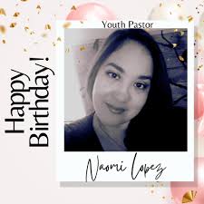 Happy Birthday to our youth Pastor...