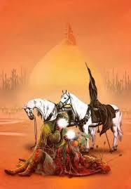 ا لس لام ع ل ي ك يا ا با ع ب د الله و ع ل ى الا ر واح ال تي ح ل ت ب ف نائ ك ع ل ي ك م ن ي س لام الله islamic paintings islamic pictures islamic art