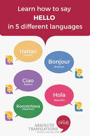 Learn How To Say Hello In Five Different Languages