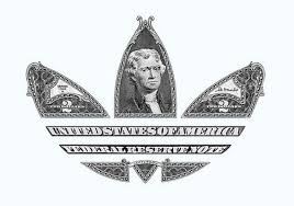 The adidas logo has a simple yet bold appearance that works well with the company's sportswear and equipment. Monetary Trifole Logos Adidas Logo
