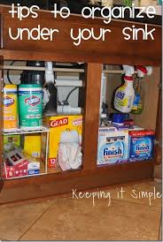 Simple Tips To Help Organize Under Your Sink And Store Dishwasher Detergent Sparklysavings Collectivebias Keeping It Simple Kitchen Sink Organization Under Sink Organization Organization Help