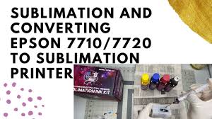 What Is Sublimation And How To Convert An Epson 7720 7710 Printer To Sublimation Part 1 Of 2 Youtube